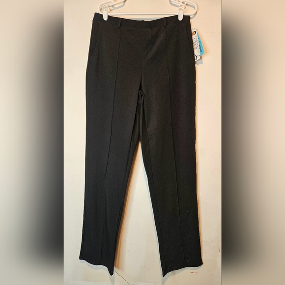 🩵Body Wrappers Dance Pants Black Size 34 Stretch 💚 - Picture 2 of 8